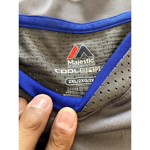 MLB New York Mets Jersey Shirt Mens 2XL Baseball Dri-Fit Short Sleeve Merch - Picture 3 of 7